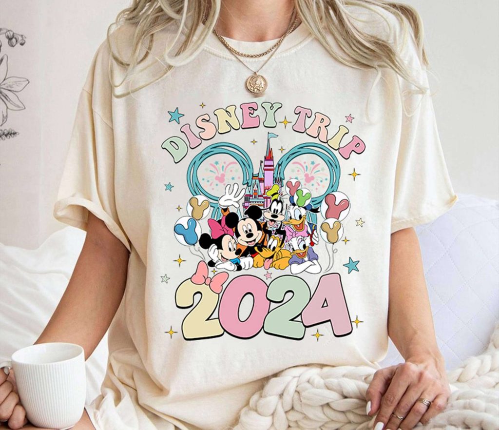 2024 Disneyland Trip Shirt: Family Shirts For Disneytrip Vacation Matching Disneyworld Tee 2