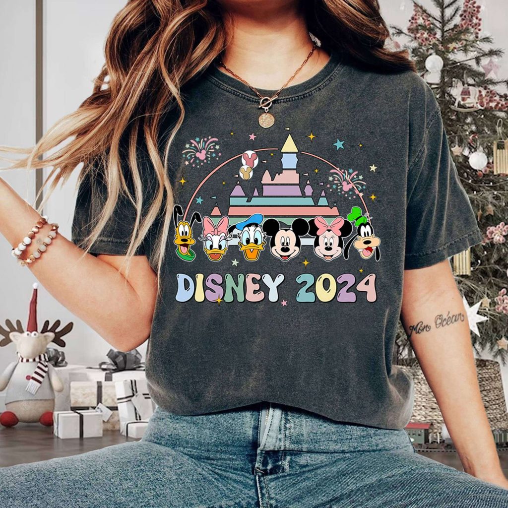 Disneyland Trip 2024 Shirt Matching Family Shirts Disneyworld Tee 2