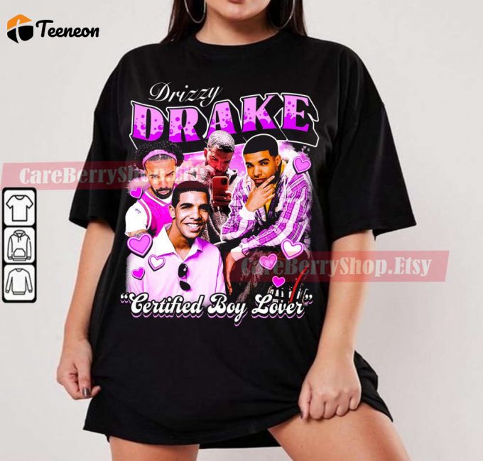 Vintage Drake Certified Boy Lover T-Shirt: Unisex Classic Rap Shirt &Amp;Amp; Y2K Bootleg Sweatshirt Perfect Gift For Fans 1