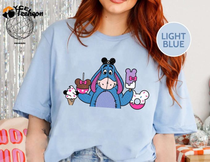 Disney Eeyore Winnie The Pooh Snacks Shirt - Fun Disneyland Trip Disney Shirt For Fans Of Eeyore And Winnie The Pooh 1