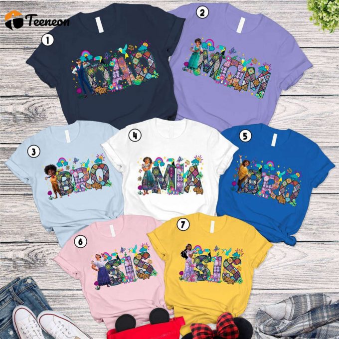 Encanto Birthday Family Shirt Mirabel &Amp;Amp; Mickey Party Girl Shirts 1