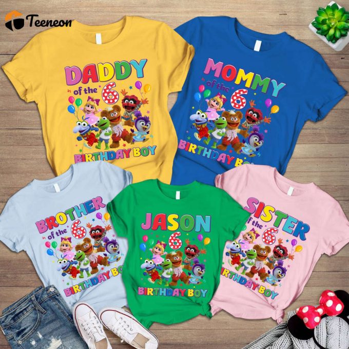 Muppets Family Birthday Shirt: Celebrate With The Birthday Squad! 1