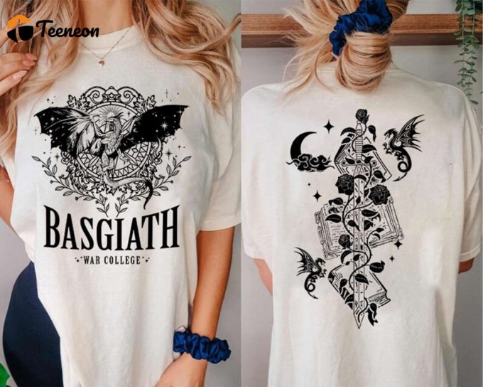 Dragon Rider Sweatshirt - Basgiath War College Merch With Violet Sorrengail &Amp;Amp; Xaden Riorson Designs 1