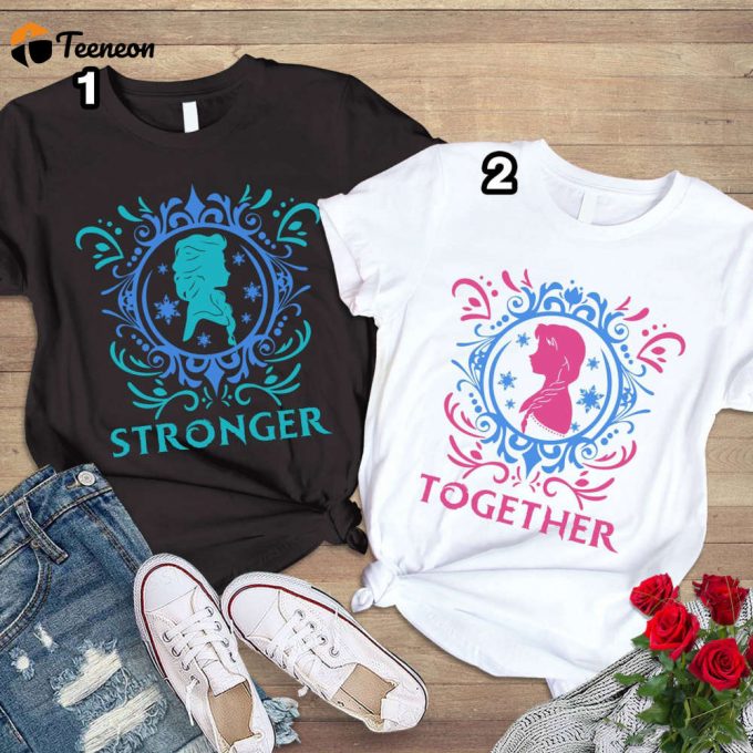 Frozen Elsa &Amp;Amp; Anna Sister Shirt Disneyland Girl Trip Matching Shirts Frozen Movie &Amp;Amp; Princess Birthday Shirt 1