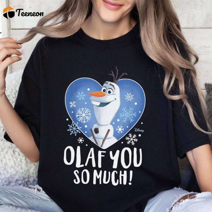 Frozen Olaf Valentine Shirt – Cute Disney Couple Sweatshirt Disneyland Magic Kingdom 1