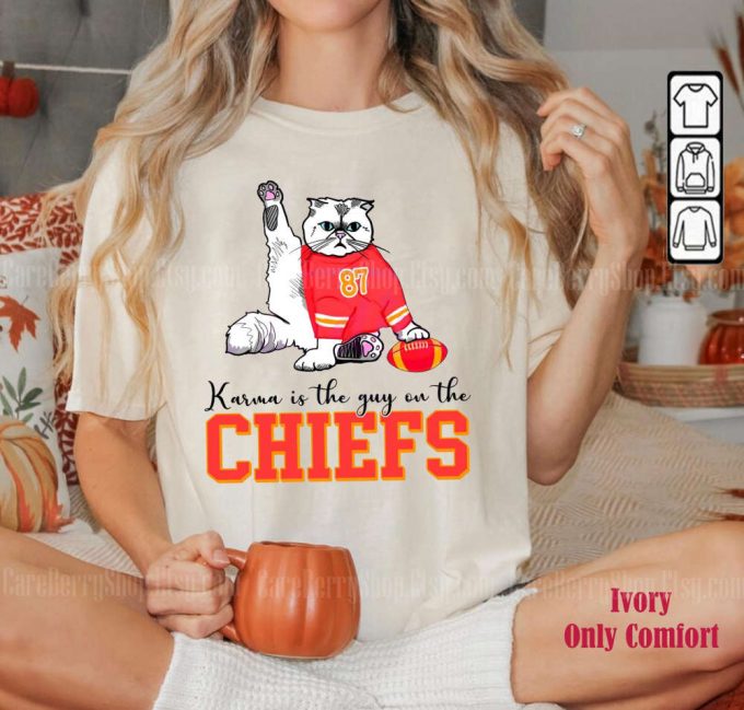 Football Fan Gift: Funny Karma Chiefs Sweatshirt - Karma 87 Shirt Kansas City 2