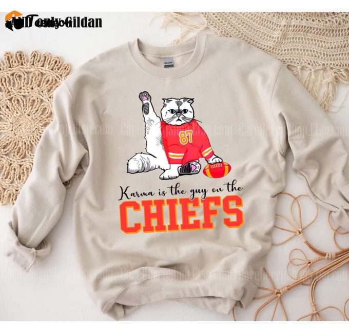 Funny Karma Chiefs Sweatshirt - Karma 87 Football Fan Gift Shirt Kansas City 1