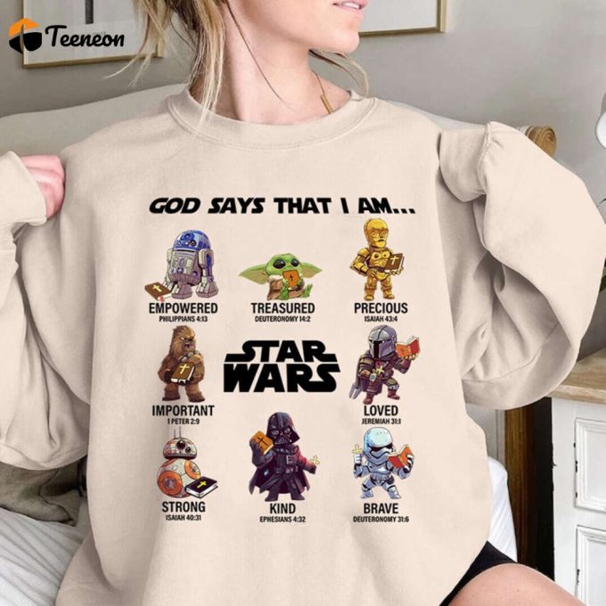 God Says I Am Starwars Fan Shirt Disneyland Gift Shirt 1