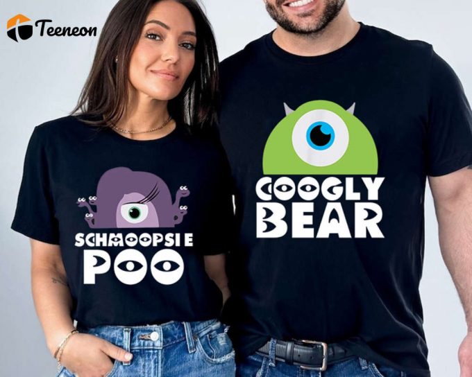 Googly Bear &Amp;Amp; Schmoopsie Poo Couple Shirts Monsters Inc Inspired Matching T-Shirts Disneyland Anniversary Shirt Valentine S Day 24 1