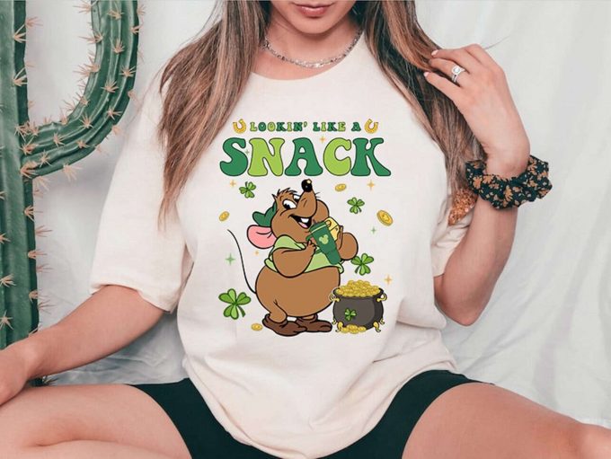 St Patrick S Day Shirt Collection: Gus Gus Lookin Like A Snack Cinderella Princess Mouse Shamrock Irish &Amp;Amp; More! 1