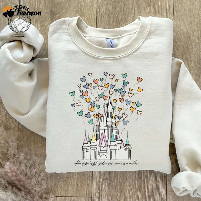 Experience The Magic With Our Happiest Place On Earth Shirt Disney Magical Castle Family Vacation Walt Disney Family Shirt 1