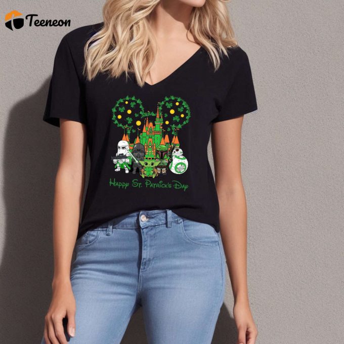 Get Festive With Happy St Patrick S Day Shirt – Mickey Mouse Star Wars Storm Trooper Irish Day Baby Yoda Darth Vader Shirts! 1