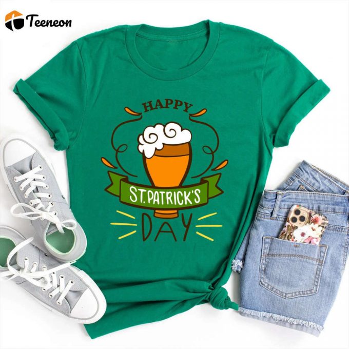 Get Lucky With Our Happy St Patrick S Day Shirt - Irish T-Shirt At Paddy S Irish Pub! 1