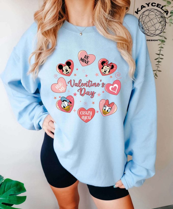 Spread Love With Happy Valentine S Day Shirt &Amp; Magical Castle Sweatshirt - Perfect For Disney Family Trips To Disneyland! 2