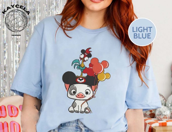 Disney Hei Hei And Pua Shirt: Perfect Match For Your Disney World Or Disneyland Vacation! Ideal For Disney Matching Family Shirts Moana Fans And Disney Shirt Collectors 2