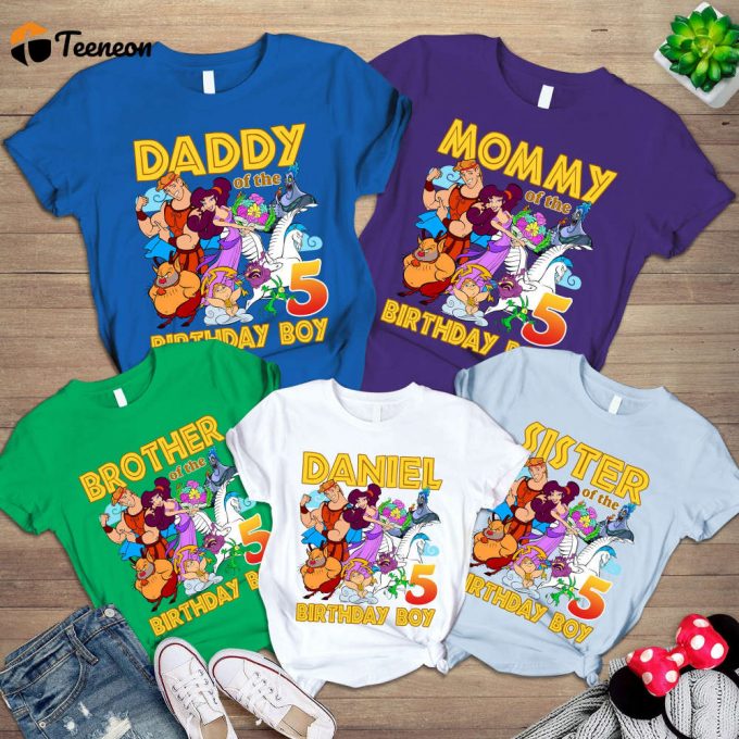 Hercules Family Birthday Matching Shirt - Join The Birthday Squad! 1