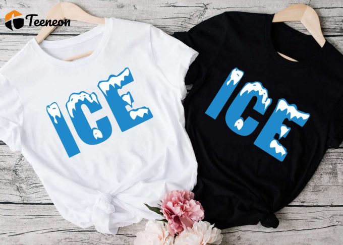 Ice Ice Baby T-Shirt: Trendy Mom To Be Shirt For Pregnancy Reveal &Amp;Amp; Maternity Style 1