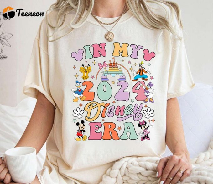 Colorful Vacay Shirt Disneyland Aesthetic Disneyworld Custom Family 2024 Tee 1