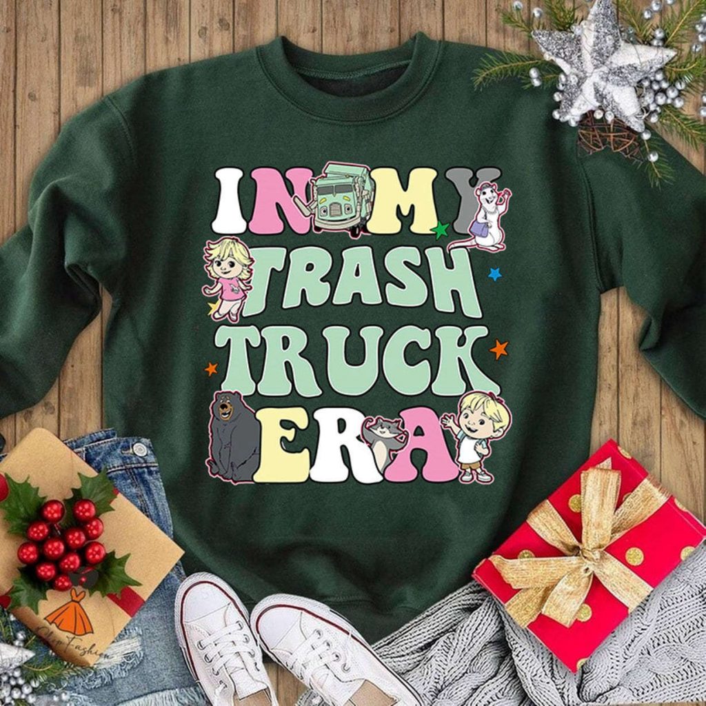 In My Trash Truck Era Shirt | Vintage Trash Truck Shirt | Cute Trash Truck Family Shirt | Matching Birthday Tee | Trash Truck Party 2