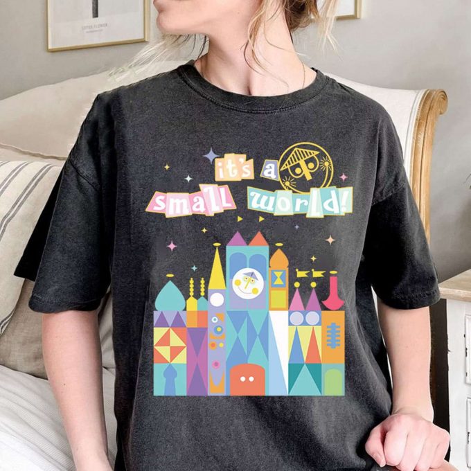 Small World Parks Ride Shirt Disneyland Jersey Magic Kingdom Pastel Disneyland Shirt 1