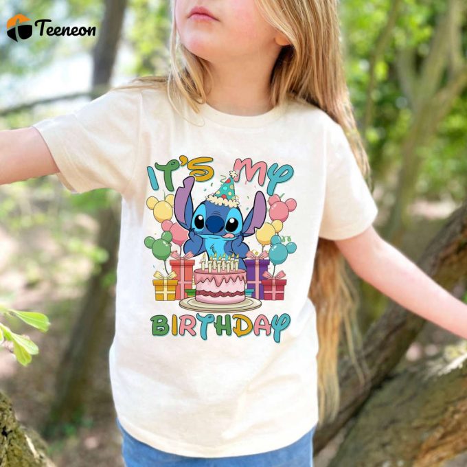 It S My Birthday Stitch Shirt Matching Family &Amp;Amp; Disneyland Birthday Shirts 1