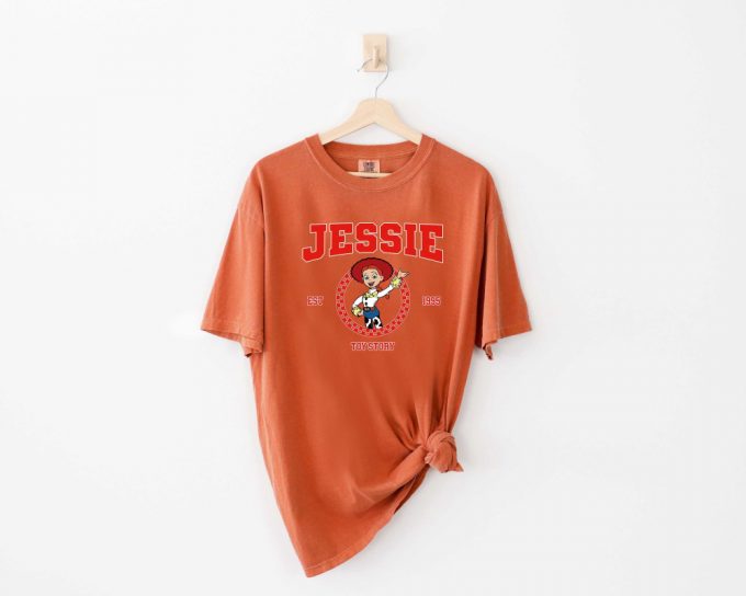 Retro Vibes Jessie T-Shirt: Toy Story &Amp; Disney Shirt For Birthday Girl Ideal Toy Story Gift &Amp; Disney Trip Shirt - Comfort Colors 2