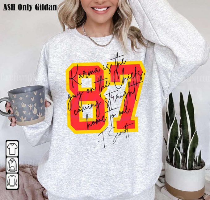 Get Your Chiefs Era Sweatshirt With Karma 87 And Travis Kelce: Game Day Shirt 2