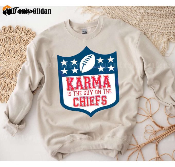 Karma 87 Sweatshirt: Chiefs Guy Travis Kelce Vintage Shirt - Game Day Sweatshirt 1