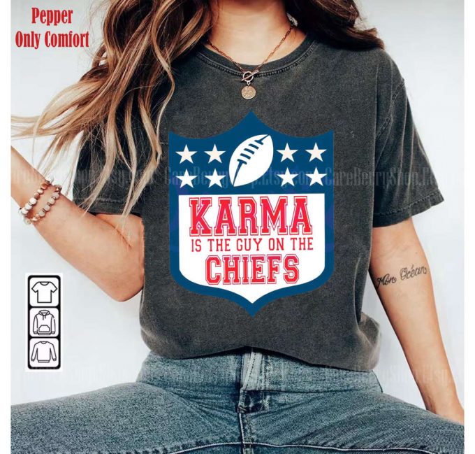 Karma 87 Sweatshirt: Chiefs Guy Travis Kelce Vintage Shirt - Game Day Sweatshirt 2