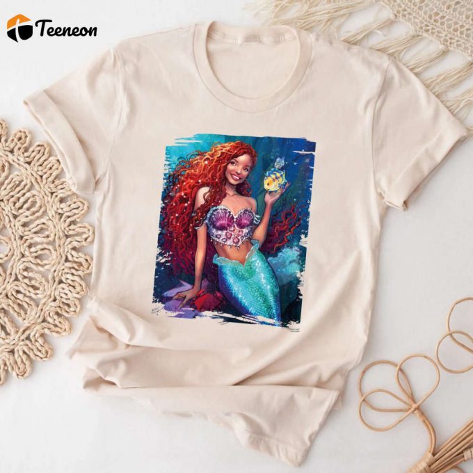 Empower Black Queens With Little Mermaid Black Girl Magic Shirt - Enhance Your Womanhood! 1