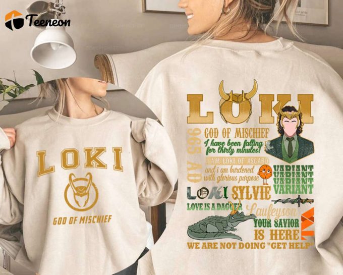 Loki Laufeyson Shirt God Of Mischief Sweatshirt Avengers Merch 1