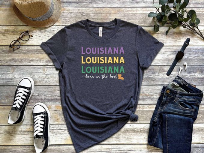 Louisiana T-Shirt: Celebrate Mardi Gras &Amp; Festivals With The Perfect Fat Tuesday Shirt! Unique Gift For Her Nola Shirts &Amp; Festive Clothing For Carnival 2