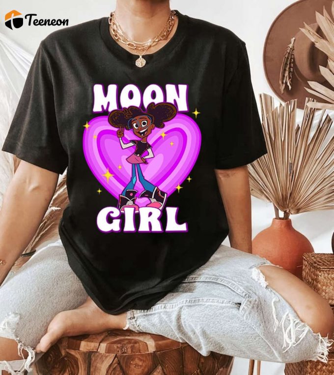 Lunala Moon Girl Kid Shirt - Moon Girl And Devil Dinosaur Graphic Moon Shirt Perfect Gift For Girl Dinosaur Fans &Amp;Amp; Mcu Enthusiasts 2023 Edition 1