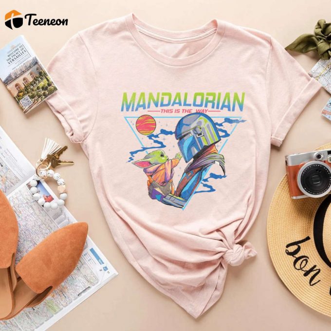 Get Your Mandalorian Grogu Shirt - Star Wars Disney Tee 1