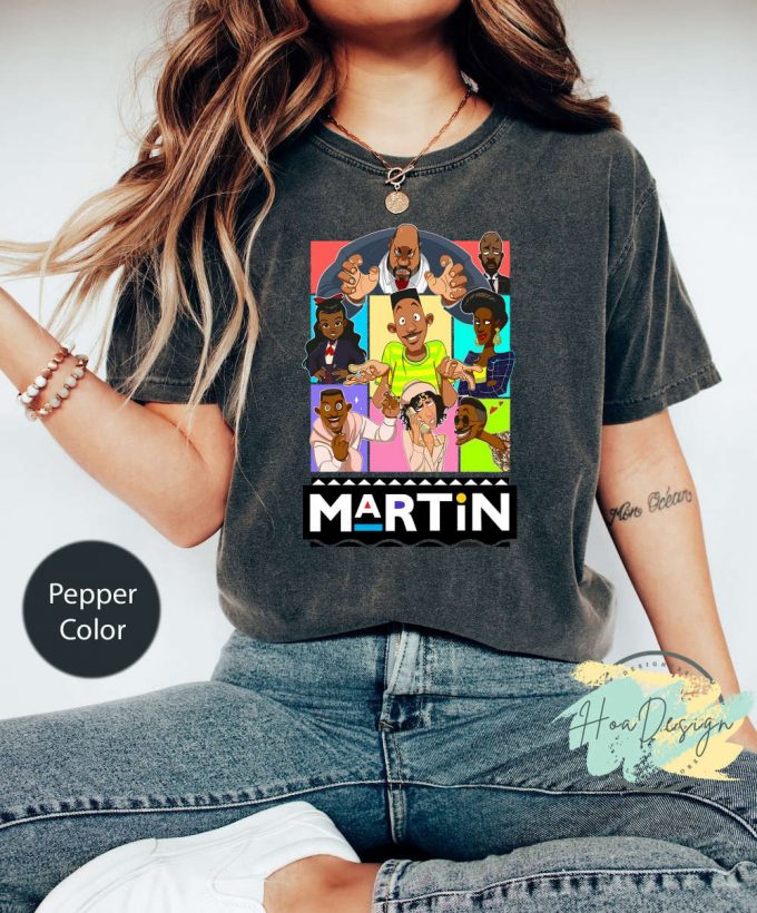 Martin Tv Show Cartoon T-Shirt - Comedic Series Shirt With Martin Payne &Amp; Lawrence - Comfort Colors 2