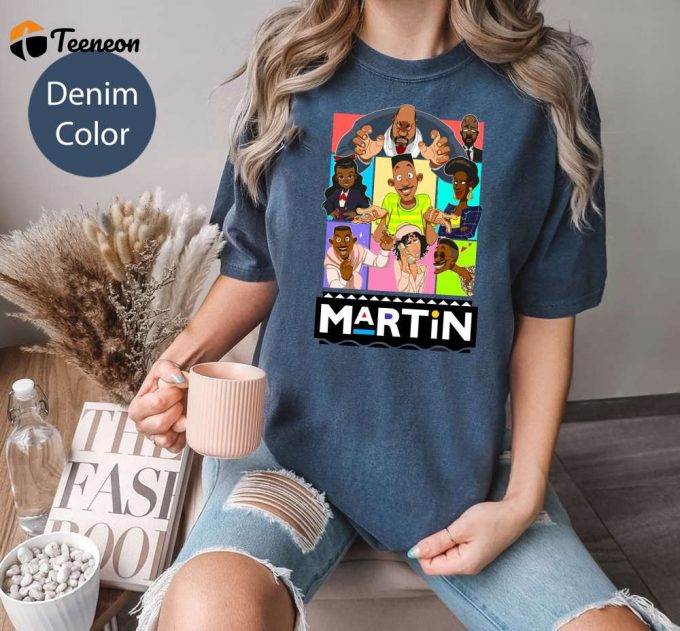 Martin Tv Show Cartoon T-Shirt - Comedic Series Shirt With Martin Payne &Amp;Amp; Lawrence - Comfort Colors 1