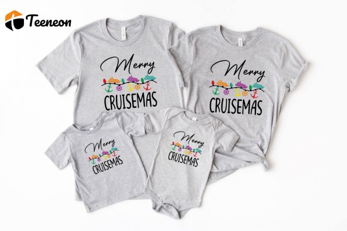 Merry Cruisemas Shirts: Family Vacation Tee For Cruise Trips Holiday Vibes &Amp;Amp; Group Fun - Perfect Cruise Vacation Gift! 1