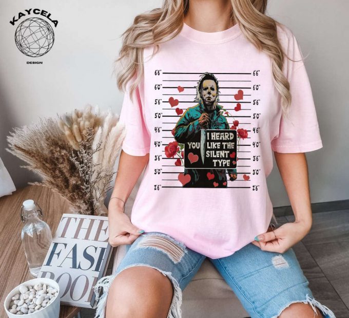 Spook Up Valentine S Day With Michael Myers Horror Shirt! Funny Scary Tshirt For Him Perfect Valentine S Gift Matching Tee To Celebrate Love Buy Now! (157 Characters) 2