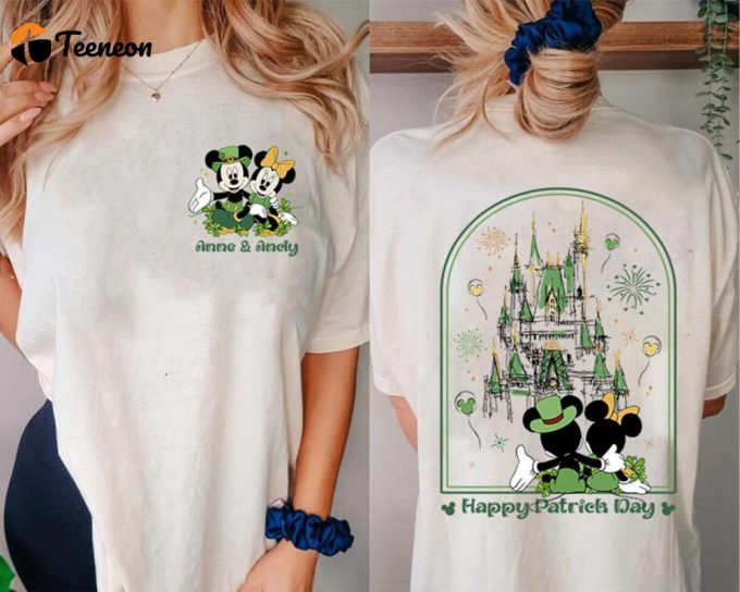 Mickey &Amp;Amp; Friends St Patrick S Day Shirt: Lucky Disneyland Tees 1