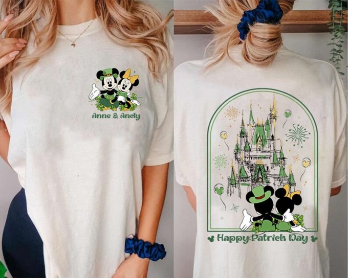 St Patrick S Day Shirt: Mickey &Amp;Amp; Friends Disneyland Clover Tees 1