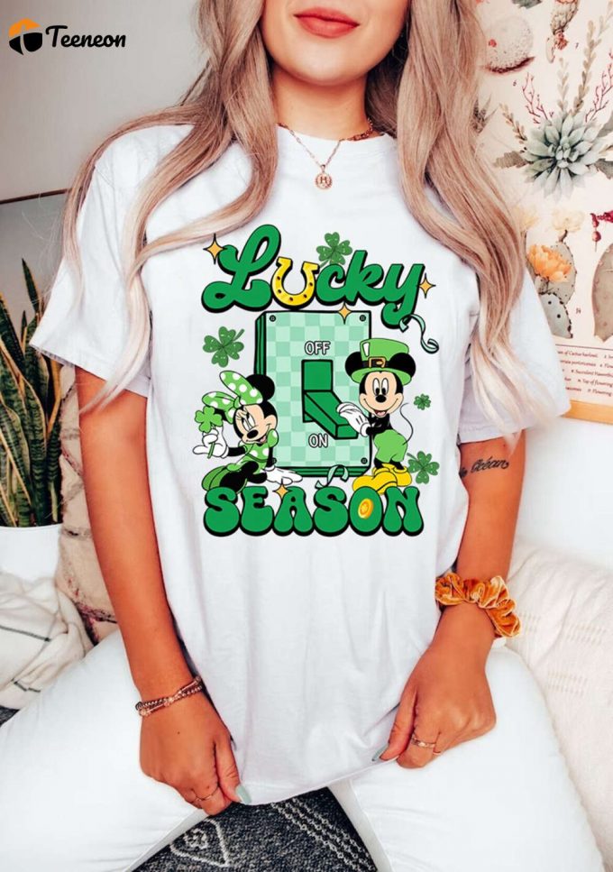 Mickey &Amp;Amp; Friends St Patrick S Day Shirt Disneyland Clover Shamrock Tee Get Shamrocked &Amp;Amp; Lucky - Lucky Tees 1