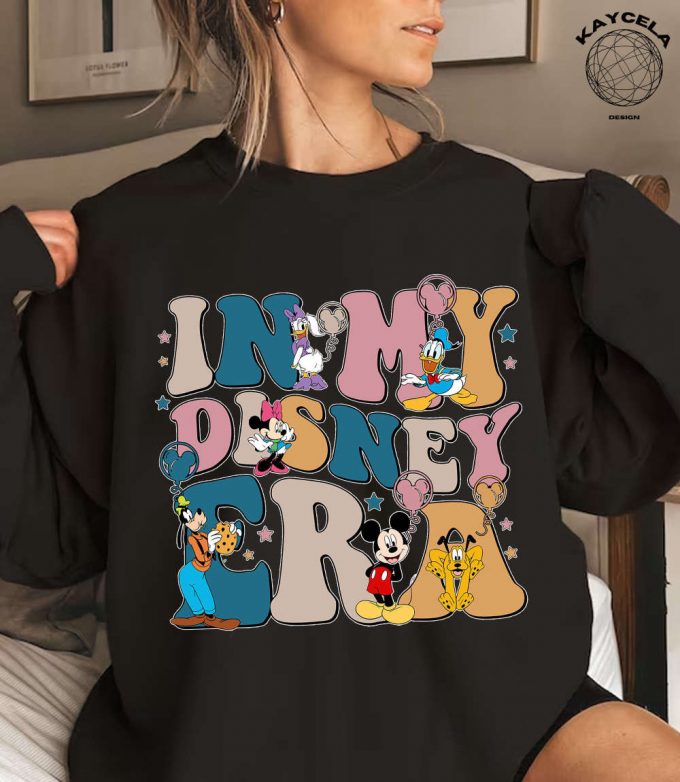 Step Into The Disney Era With Mickey And Friends! Get Comfy In Our Disney Era Comfort Colors Shirt – Perfect For Disneyworld Disney Family Shirts And More! 2