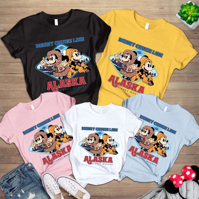 Mickey Cruise Line Alaska Shirt: Silver Anniversary At Sea Family Wonder Wish Dream Fantasy 1