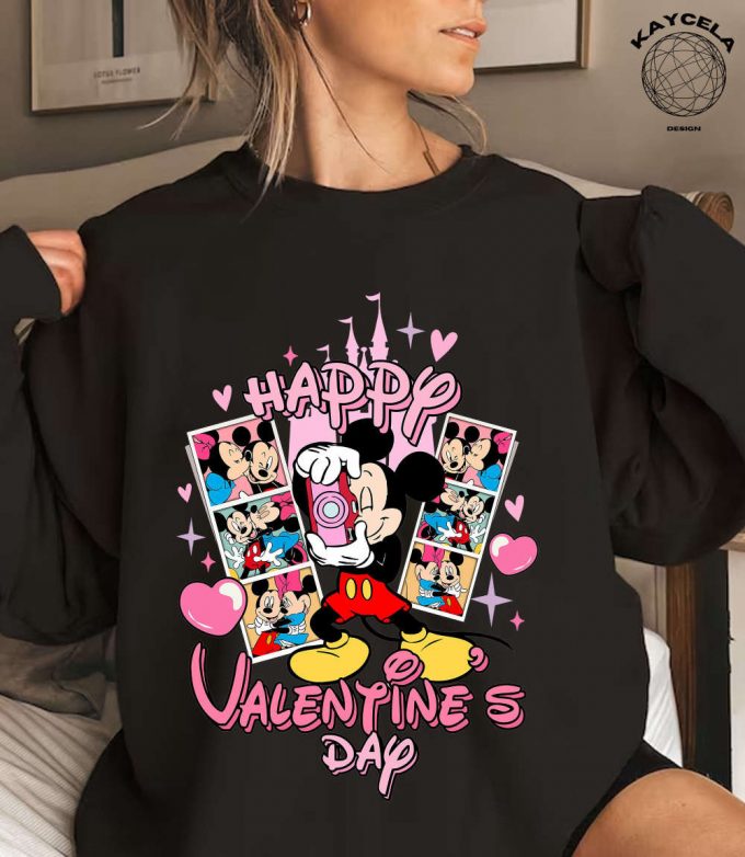 Magical Mickey Minnie Mouse Couple &Amp; Friends Valentine S Day Shirts For Disney Trip 2024 - Celebrate Disneyland Love With Happy Valentine S Day Merchandise 2