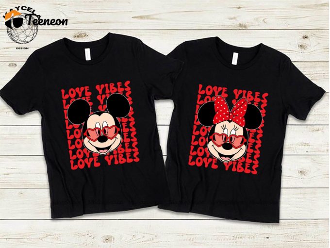 Mickey Minnie Valentine Shirt: Disney S Perfect Couple Shirt For Disneyland Valentine S Day Celebration 1