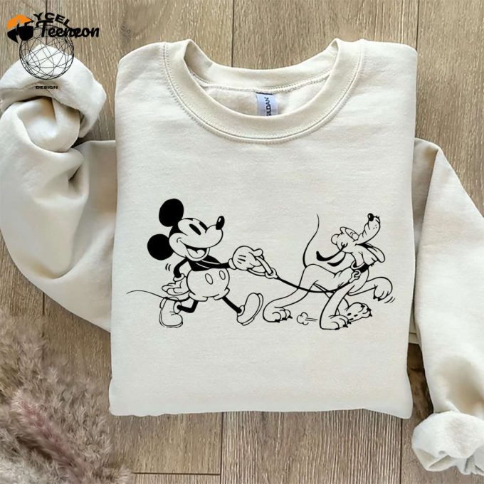 Magical Mickey Mouse Shirt: Celebrate Your Love For Disney And Pluto With This Disney World Disneyland And Matching Family Dog Lovers Shirt 1