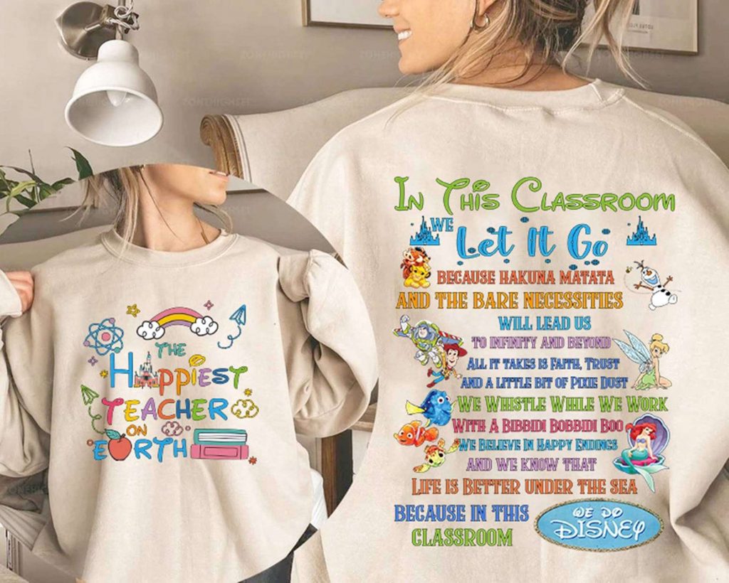 Happiest Teacher On Earth Shirt - Mickey Back To School Gift Teacher Favorite 2