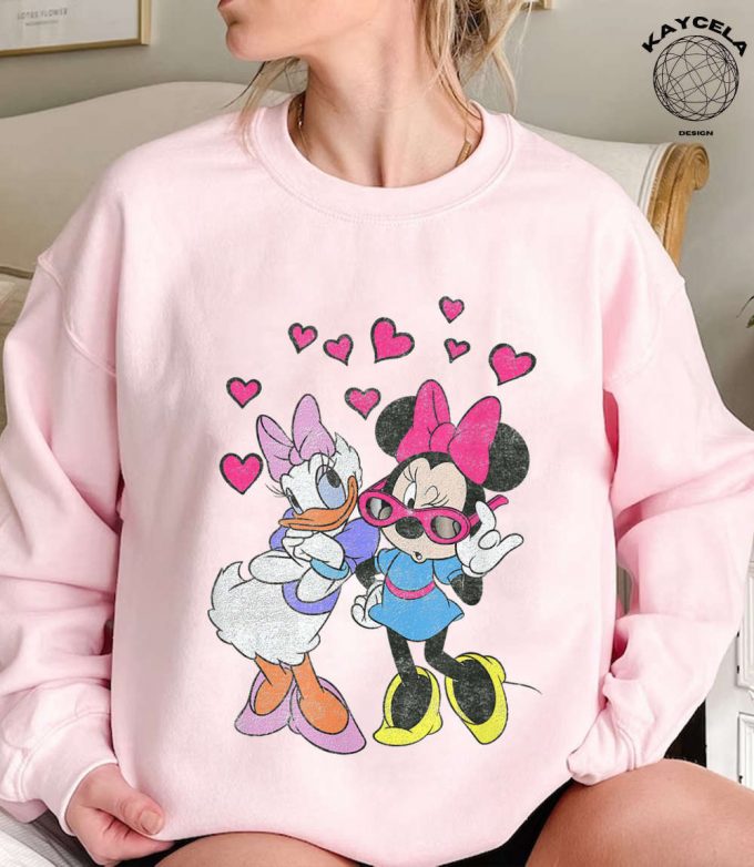 Disney Best Friends Shirt: Minnie And Daisy Tee For Women Cute Disney Family Shirt With Minnie Mouse And Duck Perfect Disney Gift Shirt 2