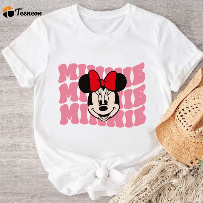 Disney Minnie Shirt: Retro &Amp;Amp; Family Tee Collection For Disney Fans 1