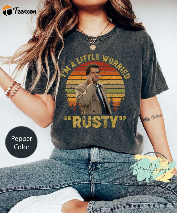 Misha Collins Vintage Comfort Colors T-Shirt: Rustic People Skills Movies Quote Retro Unisex Shirt 1